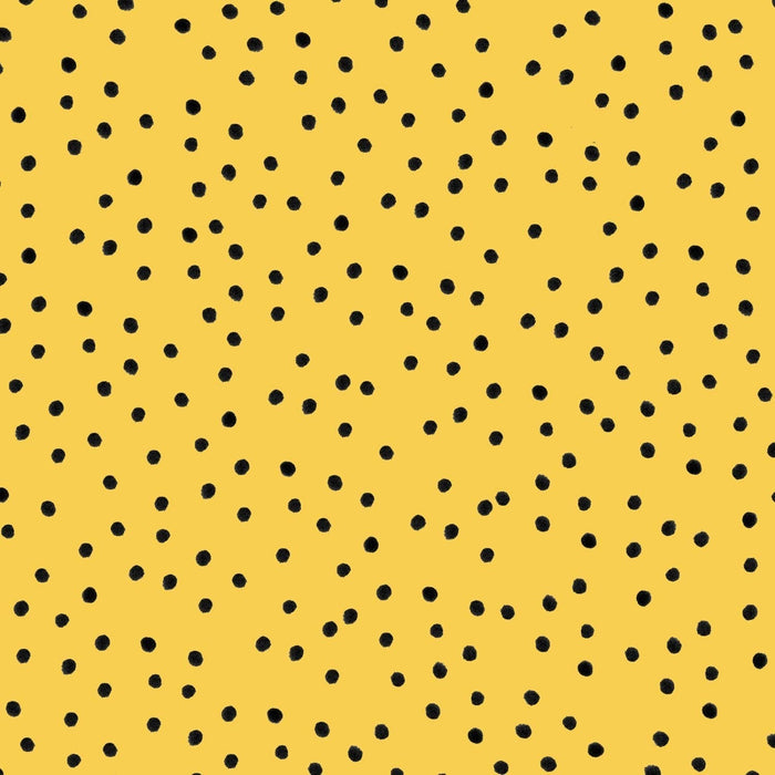 Dinky Dots - per yard - Loralie Harris Designs - White Dots on Red - RebsFabStash