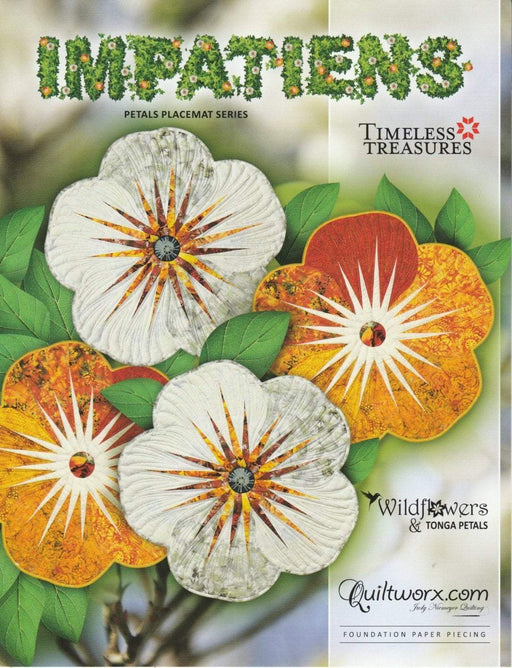 Dogwoods or Impatiens - Complete Paper Piecing Quilt Pattern Set - RebsFabStash