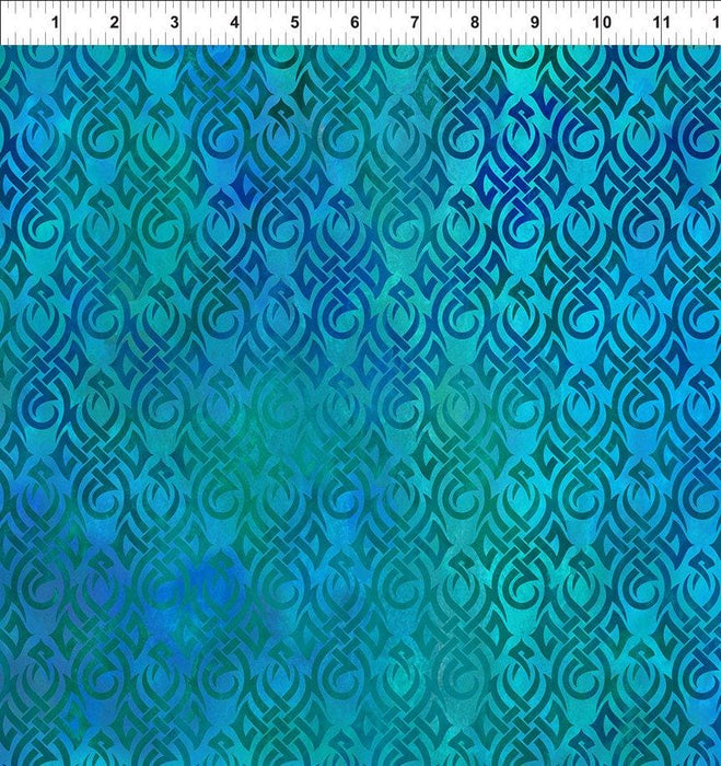 Dragons - RED - Geometric Texture - Per Yard - Jason Yenter - In the Beginning Fabrics - 7DRG-1 - RebsFabStash