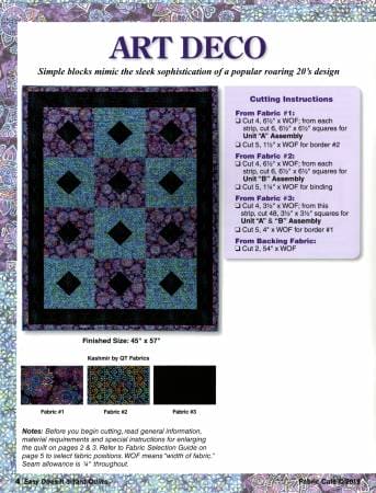  Fabric Cafe Fast & Fun 3-Yard Quilts, None