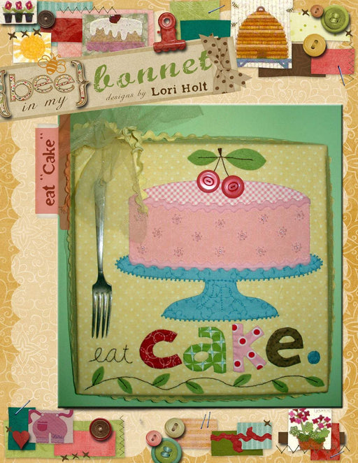 eat "Cake" - Wall Hanging PATTERN - Design by Lori Holt of Bee in my Bonnet - scrap buster - 12" x 12" - RebsFabStash