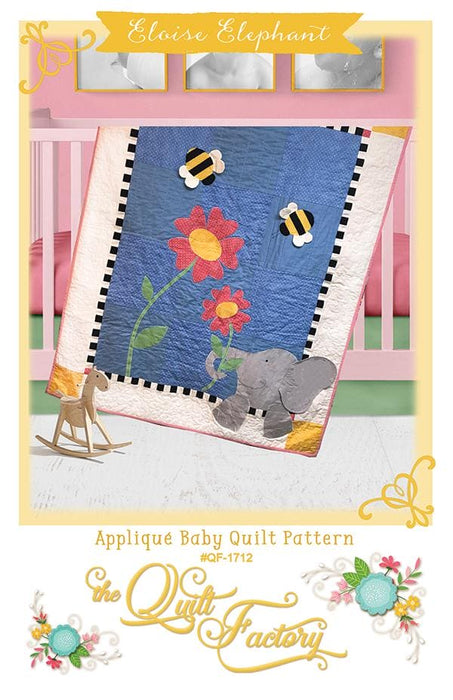 Eloise Elephant - Pattern - by Deb Grogan for The Quilt Factory - RebsFabStash