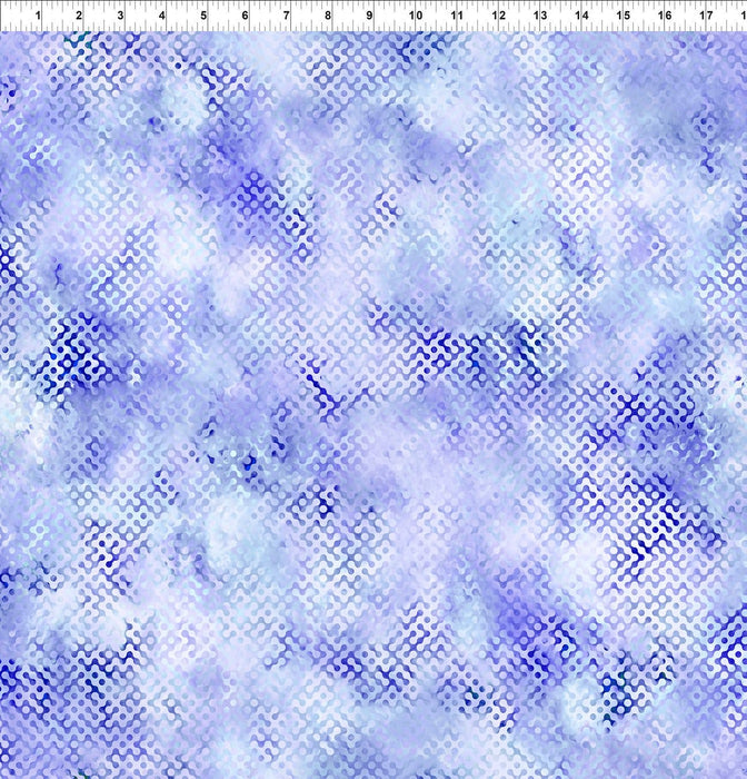 Elysian - Bubbles BLUE - Per Yard - Jason Yenter - In The Beginning - Dots, Tonal, Blender, Bright - 6JYN1 - RebsFabStash