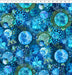 Elysian - Bubbles BLUE - Per Yard - Jason Yenter - In The Beginning - Dots, Tonal, Blender, Bright - 6JYN1 - RebsFabStash