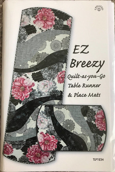 EZ Breezy - Table Runner & Place Mat pattern - Tiger Lily Press - Quilt as you go - TLP1234 - RebsFabStash