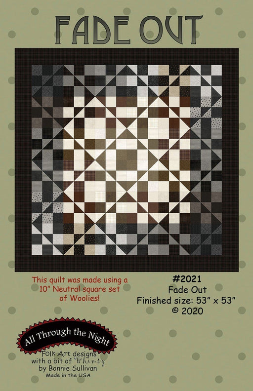 Fade Out - by Bonnie Sullivan - All Through The Night - Maywood - Uses Woolies Flannel! - RebsFabStash