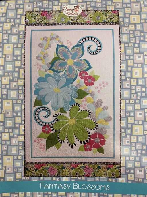 Fantasy Blossoms - Wall Hanging Pattern - by Cherry Blossoms - Quilting - Cherry Guidry - RebsFabStash