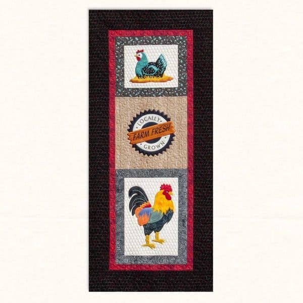 Farm Fresh - Embroidery Quilt PATTERN - by Angela Stevenson for Lunch Box Quilts - Paper Pattern Includes Redemption Code & Backup CD - QP-FA-DD - RebsFabStash