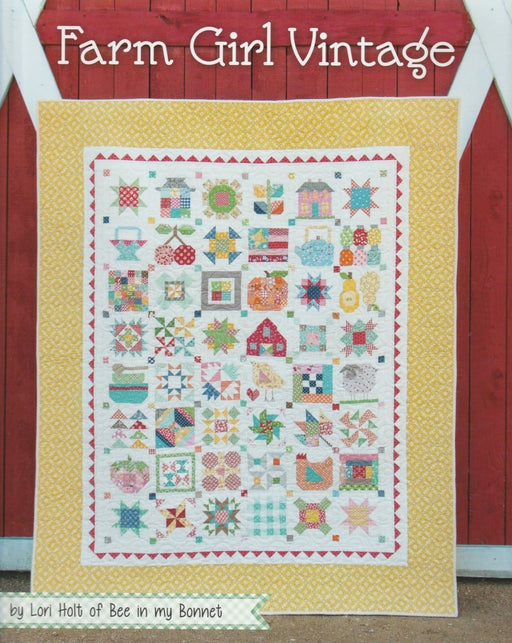 Farm Girl Vintage Pattern Book by Lori Holt of Bee in my Bonnet - It's Sew Emma - Blocks - Quilt Patterns - RebsFabStash