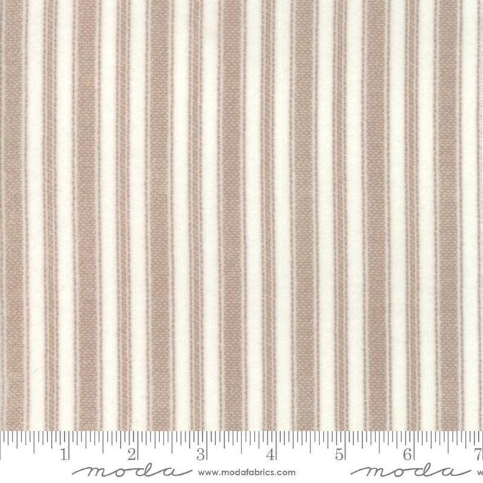 Farmhouse Flannels II - FLANNEL - per yard - Primitive Gatherings - MODA - Ticking Stripe - 49101 15F - RebsFabStash