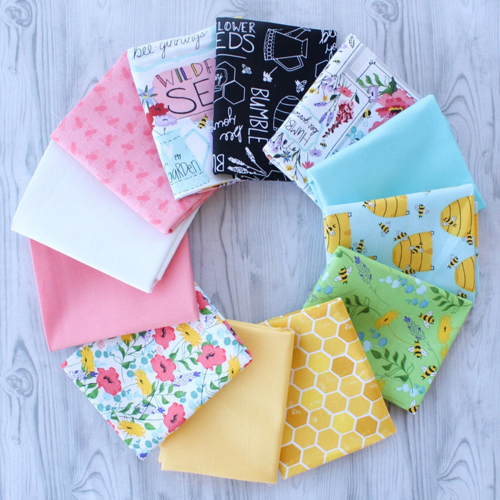 Feed The Bees - Promo Fat Quarter Bundles - by Deane Beesley - 3 Wishes - RebsFabStash
