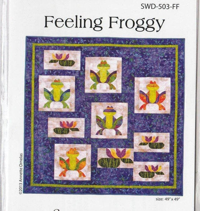 Feeling Froggy - Quilt Pattern - by Southwind Designs - Annette Ornelas - Ribbit! - RebsFabStash