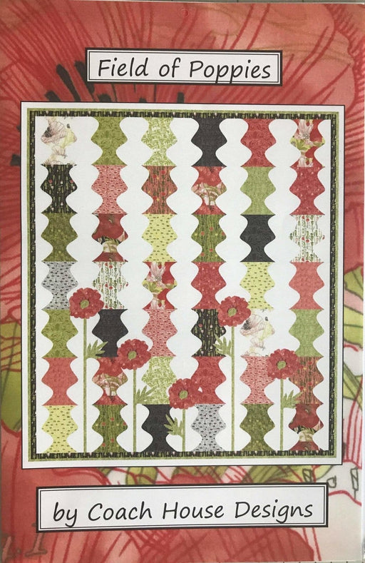 Field of Poppies - Pattern - by Coach House Designs - Barbara Cherniwchan - RebsFabStash