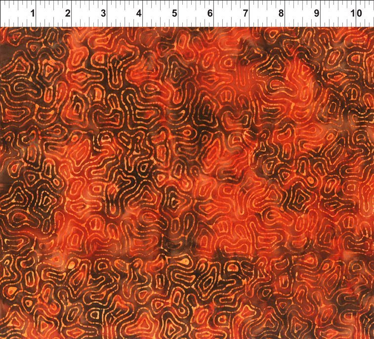 Floragraphix Batiks 4 - Per Yard - Jason Yenter - In The Beginning Fabrics - GRAPE - RebsFabStash