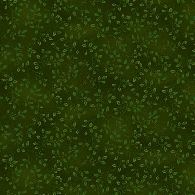 Folio Basics - Dark Green - per yard - by Henry Glass Fabrics - 7755-68 Dark Green - RebsFabStash