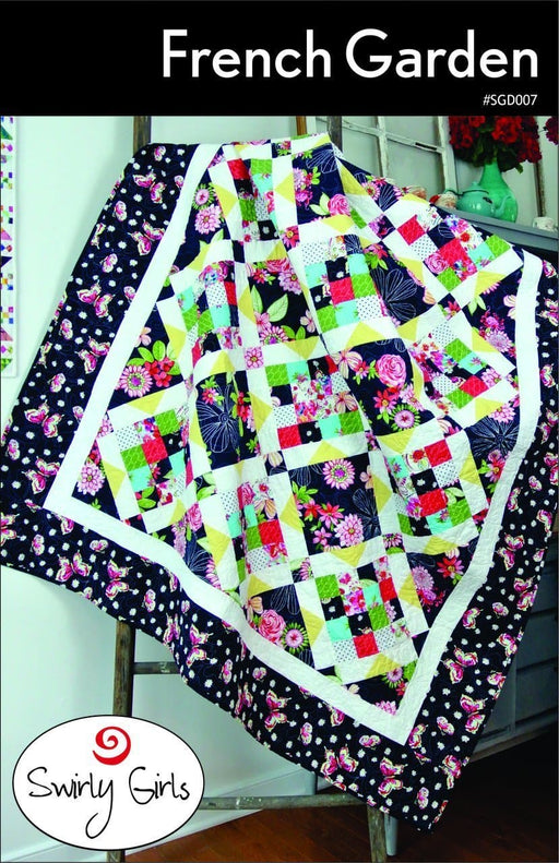 French Garden -PATTERN - Swirly Girls Design - SGD007 - RebsFabStash
