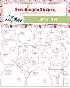 Fruit Salad Templates - Sew Simple Shapes - Lori Holt for Riley Blake Designs - Bee in my Bonnet Designs - RebsFabStash