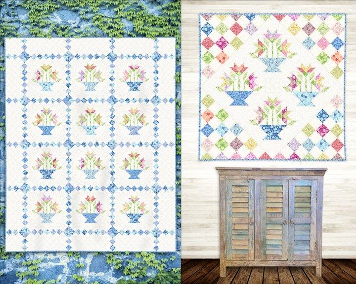 Garden Fresh Quilts - Pattern Book by Jason Yenter - 7 quilts using the Garden Delights collection - RebsFabStash