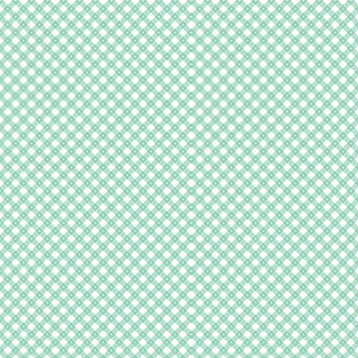 Gingham Picnic - Cool Pool - Per Yard - Poppie Cotton - Part of "Farmhouse Favorites" collection - Mint - GP21217 - RebsFabStash