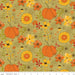 Give Thanks - per yard - Sandy Gervais for Riley Blake - Flowers Red - C9521-RED - RebsFabStash