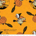 Goose Tales - per yard - Janet Wecker Frisch - Riley Blake Designs - Text Orange - C9400-ORANGE - RebsFabStash