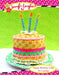 Happy Birthday Cake PIN CUSHION Mini Pattern - by Jennifer Jangles - 4" tall 5" wide - THESE ARE SEW CUTE!! - RebsFabStash