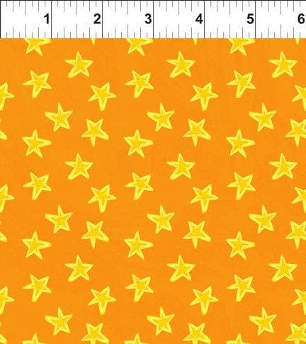 Happy Birthday - per yard - In the beginning Fabrics By Jennifer Heynen - yellow stars on Yellow - 8 JHO-2 - RebsFabStash