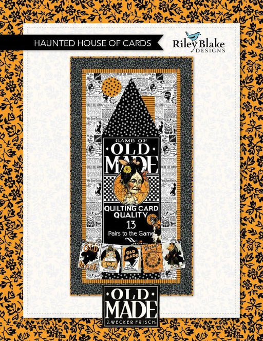 Haunted House of Cards - Quilt KIT - by J. Wecker Frisch - Joy Studio - for Riley Blake Designs - Halloween Houses, Featuring Old Made Fabrics - RebsFabStash