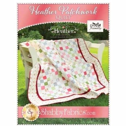 Heather Patchwork - Quilt PATTERN - designed by Jennifer Bosworth - Shabby Fabrics - Spring, floral - jelly roll friendly - RebsFabStash