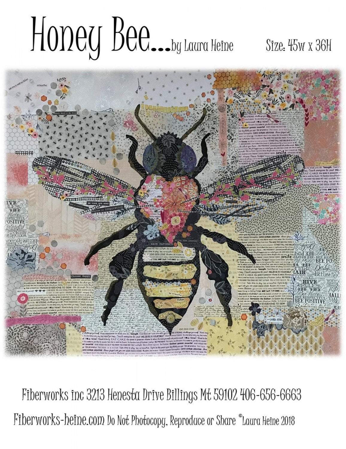 Honey Bee from Fiberworks Inc. - Quilt Pattern by Laura Heine ...