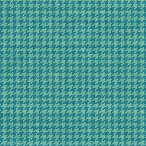 Houndstooth Basics - per yard - By Leanne Anderson for Henry Glass - Houndstooth - GREEN - 8624-66 - RebsFabStash