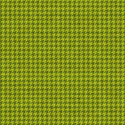 Houndstooth Basics - per yard - By Leanne Anderson for Henry Glass - Houndstooth - LIME GREEN - 8624-67 - RebsFabStash