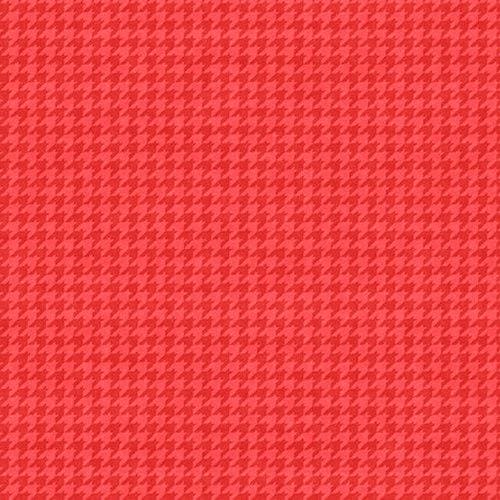 Houndstooth Basics - per yard - By Leanne Anderson for Henry Glass - Houndstooth - ROSE BERRY - 8624-85 - RebsFabStash