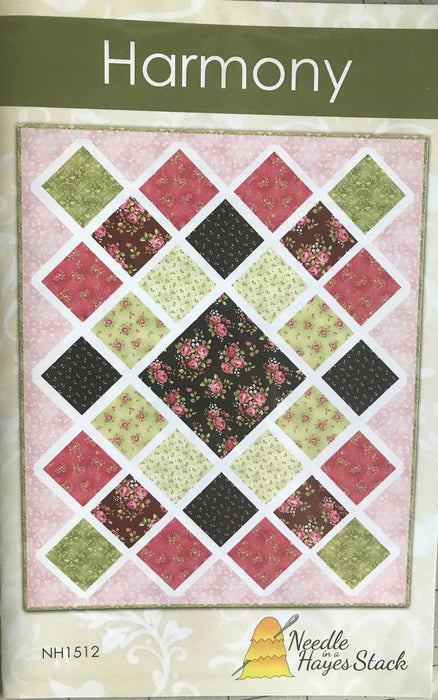 Harmony - Quilt Pattern - Needle in a Hayes Stack by Tiffany Hayes - Fat quarter friendly