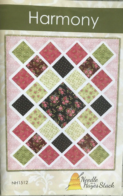 Harmony - Quilt Pattern - Needle in a Hayes Stack by Tiffany Hayes - Fat quarter friendly