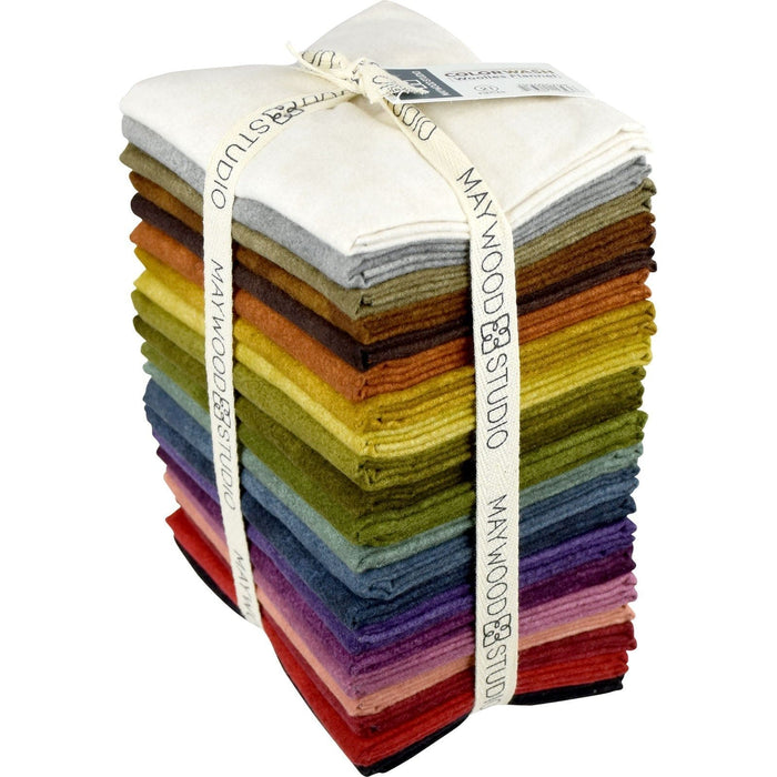 NEW! Quilt Market Release! Color Wash -FLANNEL Fat Quarter Bundle (21) - Maywood Studio - by Bonnie Sullivan -