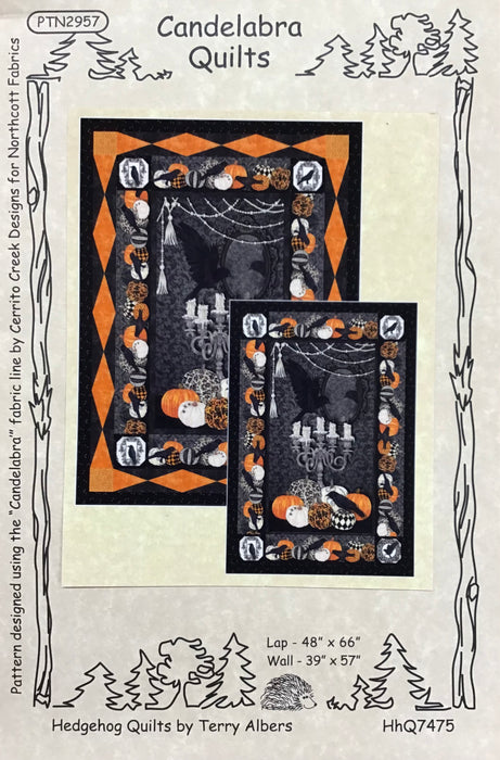 Candelabra Quilts - QUILT PATTERN - by Terry Albers of Hedgehog Quilts - Features Candelabra Fabric by Northcott - PTN2957