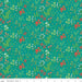 Indigo Garden - Turquoise Scattered Floral - per yard - by Heather Peterson - for Riley Blake Designs - C11272-TURQUOISE - RebsFabStash