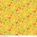Indigo Garden - Yellow Scattered Floral - per yard - by Heather Peterson - for Riley Blake Designs - C11272-YELLOW - RebsFabStash