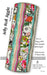 Jelly Roll Jiggle - Table Runner & Quilt pattern - Quilt as you go- Tiger Lily Press - TLP1242 - RebsFabStash
