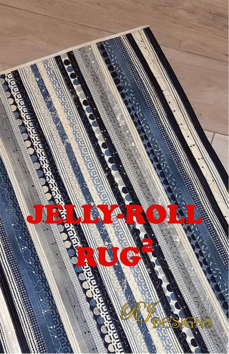 Jelly-Roll Rug 2 - Pattern - RJ Designs - by Roma Lambson - Square ver ...
