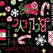 Jingle All the Way - per yard - Maywood Studio - Holly and berries on white - Kim Christopherson, Christmas fabric - RebsFabStash