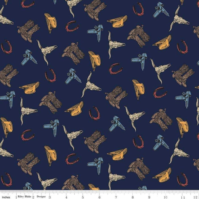 John Wayne fabrics - per yard - Riley Blake Designs - Riley Blake Designers - Movie Poster on Tan - RebsFabStash