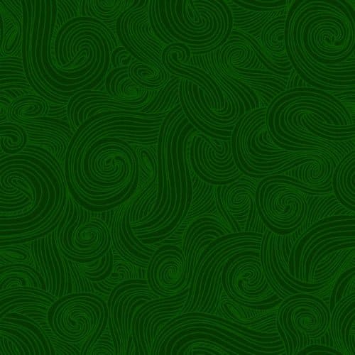 Just Color! - tonal swirl - by the yard - Studio E - 1351 - Green - RebsFabStash