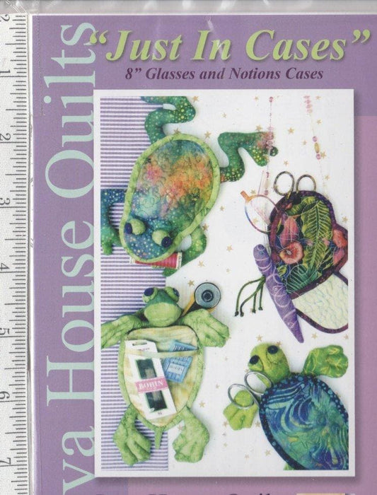 Just in Cases - Pattern - Glasses or Notions Case - by Java House Quilts - Frogs - RebsFabStash