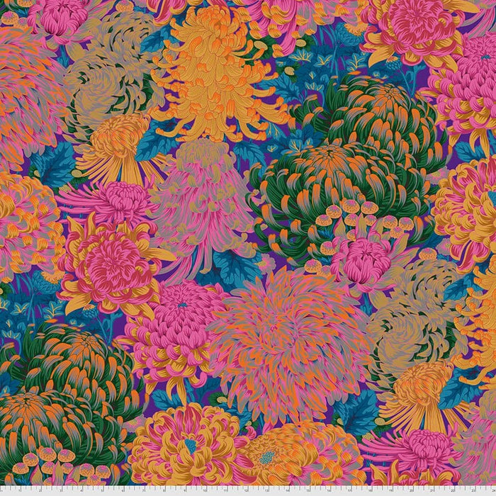 Kaffe Fassett Collective August 2021 - Caladiums - Bright - Per Yard - Free Spirit Fabrics - Leaf, Floral, Bright, Colorful - PWPJ108.BRIGHT - RebsFabStash
