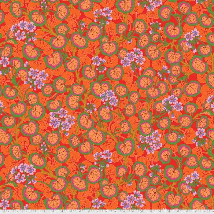 Kaffe Fassett Collective August 2021 - Oranges - Lavender - Per Yard - Free Spirit Fabrics - Bright, Colorful - PWGP177.LAVENDER - RebsFabStash