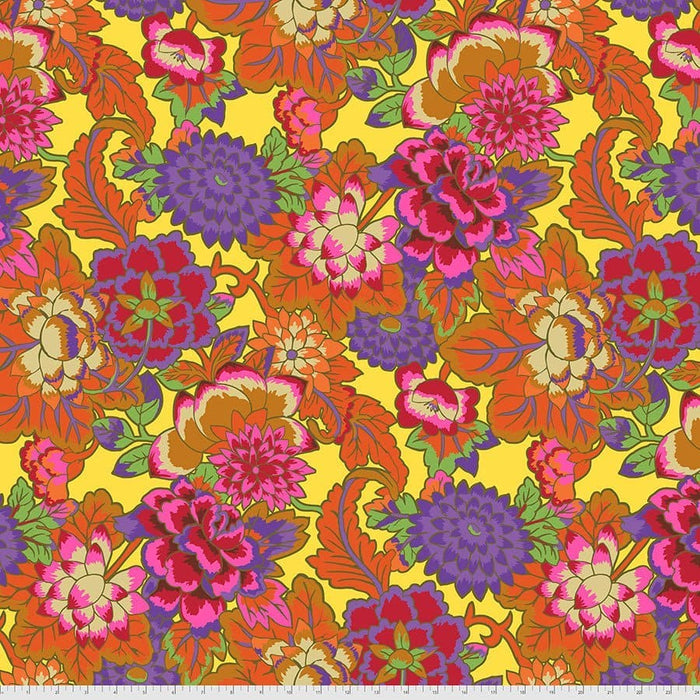 Kaffe Fassett Collective August 2021 - Oranges - Pink - Per Yard - Free Spirit Fabrics - Bright, Colorful - PWGP177.PINK - RebsFabStash