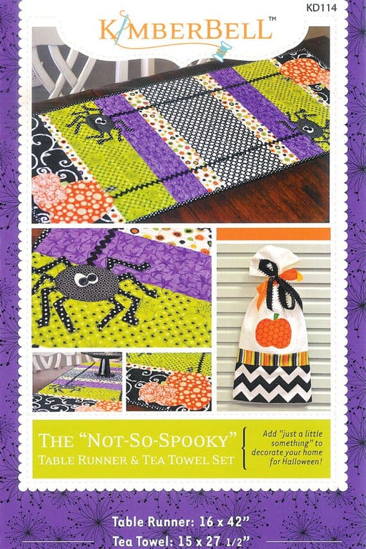 The "Not-So-Spooky" Table Runner & Tea Towel Set - PATTERN - by Kimberbell - Halloween - KD114-Patterns-RebsFabStash