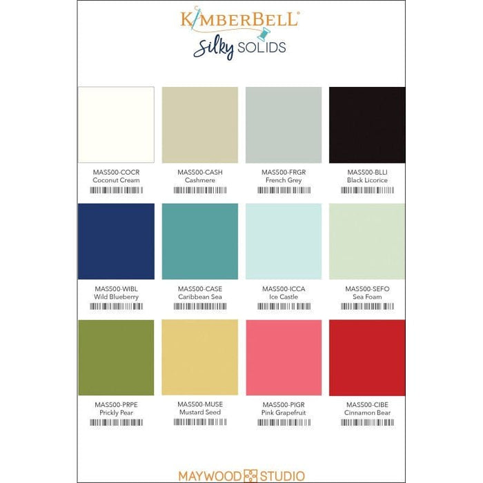 Kimberbell Silky Solids - SOLIDS - per yard - Maywood Studio - MAS500-CASH Cashmere - RebsFabStash